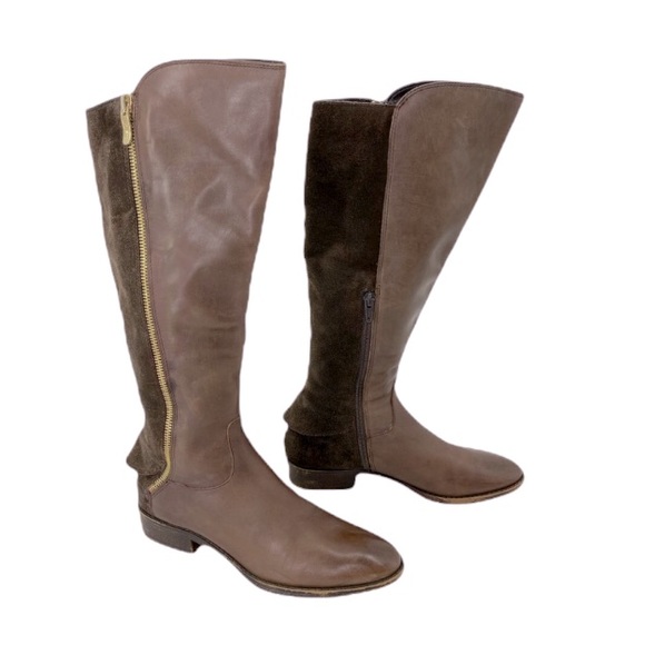 LOFT Shoes - 7 1/2 ANN TAYLOR LOFT SUEDED LEATHER BOOTS TALL